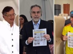 Gustavo Petro, Armando Benedetti e Alejandro Char mostraram seus votos em público e causaram polêmica jurídica: é o que dizem os especialistas.