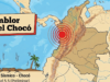 Um forte terremoto foi registrado em Chocó, que foi sentido em diferentes partes da Colômbia