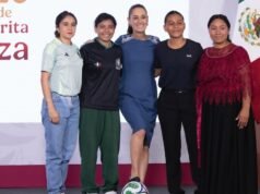 “Mulheres também podem jogar futebol”: Sheinbaum pede que time promova inclusão em campo