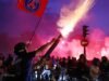 Caos violento em Paris durante a comemoração da vitória do PSG na final da Liga dos Campeões