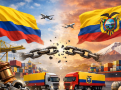Colômbia cancelará tarifas impostas ao Equador após anúncio do país vizinho
