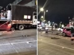 Grave acidente durante obras de manutenção em uma ponte veicular no centro de Bogotá: um trabalhador morreu e outros três ficaram feridos
