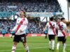 Avivada de Galván e toque de Colidio na rede: foi com esse gol que o River abriu o placar na final contra o Belgrano.