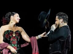 Foi isso que Ángela Aguilar usou em seu casamento em Roma durante o show Nodal na Plaza de Toros
