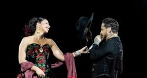 Foi isso que Ángela Aguilar usou em seu casamento em Roma durante o show Nodal na Plaza de Toros