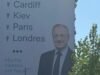 Florentino Pérez apresentou a sua candidatura à presidência do Real Madrid e anunciou-a com uma grande faixa.