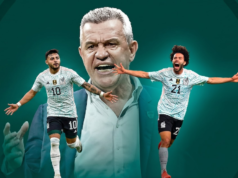28 jogadores da seleção mexicana no Media Day: esses dois pretendem passar despercebidos