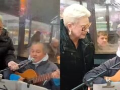 O emocionante encontro de Carmen Barbieri com um artista de rua no meio da rua Corrientes: “Eu te vi e parei”
