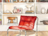 A teoria do vermelho inesperado ganha uma casa moderna