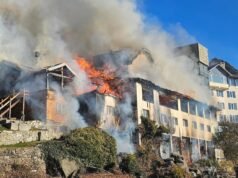 Incêndio ocorreu em hotel histórico de Bariloche: o incêndio foi provocado pela queima de folhas secas