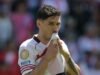 Alerta seleção argentina: Gonzalo Montiel lesionado no aquecimento e substituído por Bustos no River-Gimnasia