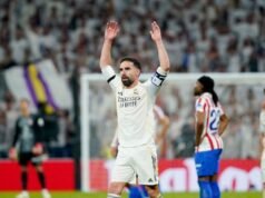 O Real Madrid não renova Carvajal, que neste sábado fará o seu último jogo de branco: “Concordámos em terminar uma grande temporada”