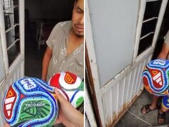 Jovens de Monterrey bateram rede com bola feita com arte Huichol para a Copa do Mundo de 2026