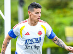 James Rodríguez, capitão da seleção colombiana, foi puxado por jornalistas argentinos: “Sinto muito”
