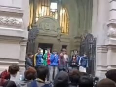 Os estudantes enfrentaram a Nacional Buenos Aires e Pellegrini para exigir o cumprimento das leis de financiamento universitário.