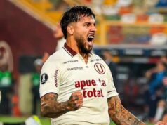 Caín Fara, único selecionado entre os onze melhores da Copa Libertadores após excelente atuação no Universitario