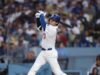 Shohei Ohtani acabou com a seca, mas os Dodgers caíram para os Giants