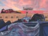 A artista Sayre Gomez fala sobre sua pintura “Vertigo” na Galeria David Kordansky