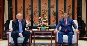 Para Trump na China, a mudança tonal tem poucas consequências