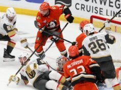 A temporada do manual dos Ducks termina com derrota de 6 jogos para Golden Knights