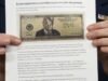 O secretário do Tesouro, Bessent, confirmou o processo da nota de US$ 250 de Donald Trump