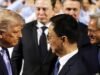 Altos executivos dos EUA viajam para a China no Air Force One com Trump