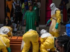 O jovem invadiu um hospital congolês tratando de pacientes com Ebola