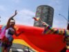 Orgulho de Long Beach, um desfile alegre encontra festival cancelado