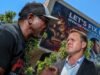 O candidato a prefeito Spencer Pratt participou de um evento de campanha no sul de Los Angeles