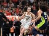 Caitlin Clark está bem após um susto de lesão no jogo da pré-temporada