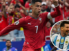 A reação surpreendente de Cristiano Ronaldo quando questionado sobre Messi após sua grande atuação na Copa do Mundo de 2026