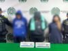 Perseguição e tiroteio no sul de Bogotá: três presos em um caminhão com placas falsas