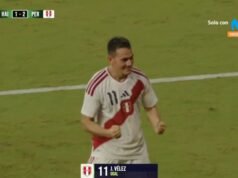 O grande gol de Jairo Vélez com um chute forte na reviravolta do Peru contra o Haiti no amistoso da FIFA 2026