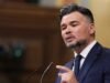 Rufián critica “e mais você” no PSOE sobre a corrupção e exige responsabilidade, porque muitos estão “piores, mas como?”