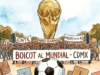 CNTE, Em Busca das Mães e Pais dos 43: o protesto ameaça boicotar a Copa do Mundo no CDMX