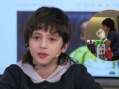 Ele tem 11 anos, treina desde os quatro e quer se tornar uma estrela do boxe.