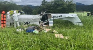 A queda do avião no aeroporto La Vanguardia, em Villavicencio, matou quatro pessoas