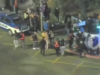 Um grupo de pessoas atacou a Polícia de Córdoba com garrafas durante a comemoração da vitória do time