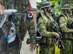 5 fuzileiros navais feridos após ataque de drone em Chocó: ELN responsável
