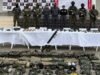 O Exército Nacional pegou armas pesadas após combater os Conquistadores de la Sierra, em Magdalena.