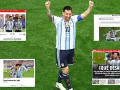 “Lenda”, “imparável” e “atuação histórica”: foi assim que a mídia mundial descreveu a atuação de Messi na vitória argentina