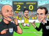 Cada vez que um árbitro inglês presidiu a Colômbia na Copa do Mundo, o time venceu: o fato que emociona o Tricolor