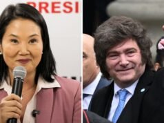 Milei parabeniza Keiko Fujimori pela vitória eleitoral: “A região quer voltar ao caminho da liberdade”