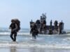 O Corpo de Fuzileiros Navais Espanhol chega à costa leste dos Estados Unidos