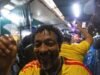 Foi assim que os colombianos comemoraram a vitória do Tricolor por 3 a 1 na primeira partida na Copa do Mundo