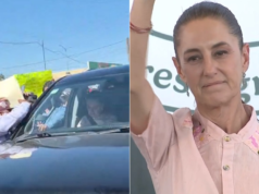 Sheinbaum foi repreendido pela CNTE e grupos de pesquisa antes do evento em San Quintín, Baja California