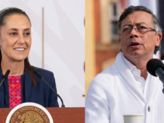 Sheinbaum apoia Petro e acusa campanha de extrema direita de influenciar as eleições colombianas