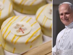 ‘Cor Unum’, sobremesa gratuita em que o pasteleiro madrilenho dá as boas-vindas ao Papa Leão XIV: feita com limões e morangos de Aranjuez