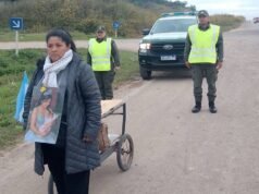 Caminhou mais de 300 km até Salta em busca de justiça pela morte de sua filha e de seu neto: fez grandes progressos neste caso.