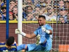 Chiquito Romero explicou sua reação após o gol polêmico que viralizou: “Fizeram muitos memes, mas eu ri porque minha corrente pulou”